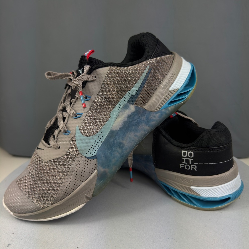Nike Metcon 7 AMP Enigma Stone Mens Size 10 Training Shoes Sneaker Gym Workout